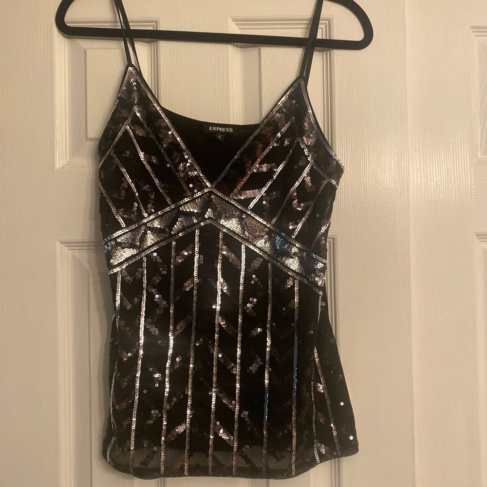 Sequin tank top. Size small. Never worn